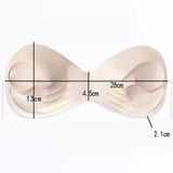 Maxbell Bra Pads Inserts Breast Lifter Washable Comfortable for Bikini Top Swimwear  28cm Pale Mauve