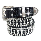 Maxbell Bling Women Waist Belt Waistband Crystal Rhinestone Diamond Studded Sacks