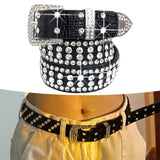 Maxbell Bling Women Waist Belt Waistband Crystal Rhinestone Diamond Studded Sacks