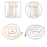 Maxbell Fashion Waist Chain Belt for Women Waistband Metal Chain for Beach Costume Golden