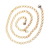 Maxbell Fashion Waist Chain Belt for Women Waistband Metal Chain for Beach Costume Golden