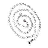 Maxbell Fashion Waist Chain Belt for Women Waistband Metal Chain for Beach Costume Silver