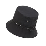 Maxbell Bucket Hat with Rope Breathable Summer for Gardening Fishing Hunting black