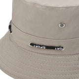 Maxbell Bucket Hat with Rope Breathable Summer for Gardening Fishing Hunting gray