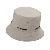 Maxbell Bucket Hat with Rope Breathable Summer for Gardening Fishing Hunting gray