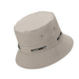 Maxbell Bucket Hat with Rope Breathable Summer for Gardening Fishing Hunting gray