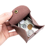 Maxbell Classic PU Leather Purse Wallet Key Organizer Pouch Bag for Women Men Brown