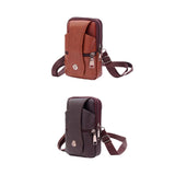 Maxbell Waist Bag Pouch Fanny Pack Waterproof for Running Men Fishing Yellow Brown
