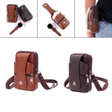 Maxbell Waist Bag Pouch Fanny Pack Waterproof for Running Men Fishing Yellow Brown