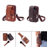 Maxbell Waist Bag Pouch Fanny Pack Waterproof for Running Men Fishing Yellow Brown
