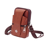 Maxbell Waist Bag Pouch Fanny Pack Waterproof for Running Men Fishing Yellow Brown
