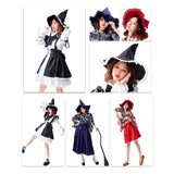 Maxbell Wizard Wide Brim Headgear Pointed Top for Halloween red