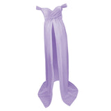 Maxbell Women Maternity Dress Maxi Dress for Photography Props Photoshoot Wedding XL Purple