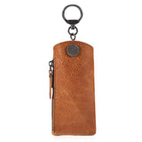 Maxbell PU Leather Waist Key Bag Keychain Case Zipper Closure Purse Multi Function