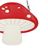 Maxbell PU Leather Mushroom Shape Shoulder Bag Tote for School Ladies Women