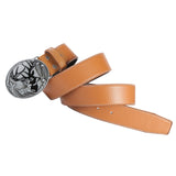 Maxbell PU Leather Belt Strap Wait Belts Waistband Jeans Western Cowboy Belt