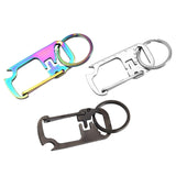 Maxbell Multifunctional Keychains Multitool Key Chain Keyring Women Men Silver
