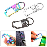 Maxbell Multifunctional Keychains Multitool Key Chain Keyring Women Men Silver
