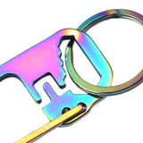 Maxbell Multifunctional Keychains Multitool Key Chain Keyring Women Men Colorful