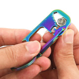 Maxbell Multifunctional Keychains Multitool Key Chain Keyring Women Men Colorful