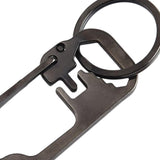 Maxbell Multifunctional Keychains Multitool Key Chain Keyring Women Men Black