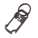 Maxbell Multifunctional Keychains Multitool Key Chain Keyring Women Men Black