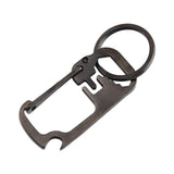 Maxbell Multifunctional Keychains Multitool Key Chain Keyring Women Men Black