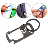 Maxbell Multifunctional Keychains Multitool Key Chain Keyring Women Men Black