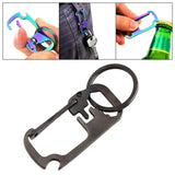 Maxbell Multifunctional Keychains Multitool Key Chain Keyring Women Men Black