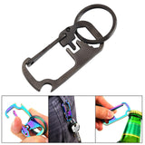 Maxbell Multifunctional Keychains Multitool Key Chain Keyring Women Men Black