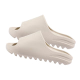 Maxbell Casual Summer Slippers EVA Slippers Beach Shoes Anti Slip Sandals beige 36 to 37