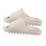 Maxbell Casual Summer Slippers EVA Slippers Beach Shoes Anti Slip Sandals beige 38 to 39