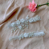Maxbell 2x Lace Leg Garter Bridal Floral Garters Wedding Garter for Dance