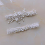 Maxbell 2x Lace Leg Garter Bridal Floral Garters Wedding Garter for Dance