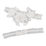 Maxbell 2x Wedding Garter Lace Garter Belt Stretchy Accessories 40cm to 55cm