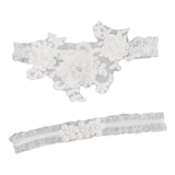 Maxbell 2x Wedding Garter Lace Garter Belt Stretchy Accessories 40cm to 55cm