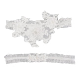 Maxbell 2x Wedding Garter Lace Garter Belt Stretchy Accessories 40cm to 55cm