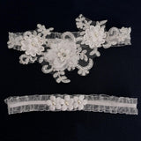 Maxbell 2x Wedding Garter Lace Garter Belt Stretchy Accessories 40cm to 55cm
