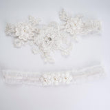 Maxbell 2x Wedding Garter Lace Garter Belt Stretchy Accessories 55cm to 70cm
