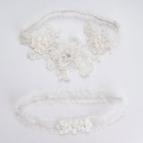Maxbell 2x Wedding Garter Lace Garter Belt Stretchy Accessories 55cm to 70cm