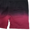Maxbell Summer Yoga Shorts Elastic Butt Lifting Underwear Sports Shorts for Training Red Medium