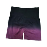 Maxbell Summer Yoga Shorts Elastic Butt Lifting Underwear Sports Shorts for Training Purple Small