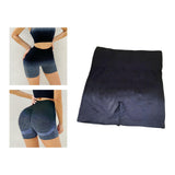 Maxbell Summer Yoga Shorts Elastic Butt Lifting Underwear Sports Shorts for Training Gray Medium