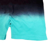Maxbell Summer Yoga Shorts Elastic Butt Lifting Underwear Sports Shorts for Training Blue Medium