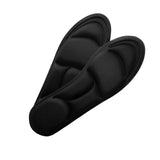 Maxbell 5D Shoes Cushion Pad Inserts Flat Feet Support for Sports Walking black