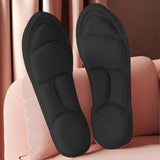 Maxbell 5D Shoes Cushion Pad Inserts Flat Feet Support for Sports Walking black