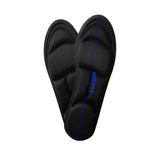 Maxbell 5D Shoes Cushion Pad Inserts Flat Feet Support for Sports Walking black