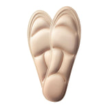 Maxbell 5D Shoes Cushion Pad Inserts Flat Feet Support for Sports Walking beige
