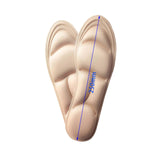 Maxbell 5D Shoes Cushion Pad Inserts Flat Feet Support for Sports Walking beige