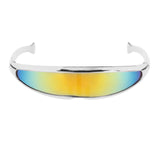 Maxbell Funny Visor Sunglasses UV400 Christmas Decoration Party Women's Ladies yellow